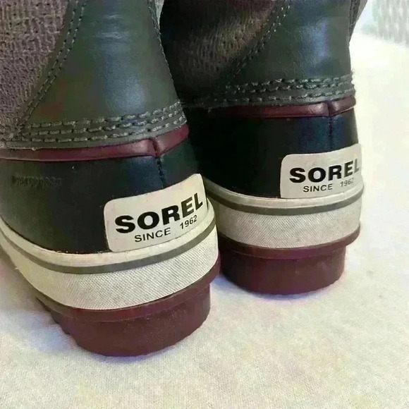 Sorel Women's Tivoli Boot Waterproof Snow Winter Gray Leather Mid Lace Up Size 7 - Picture 14 of 16